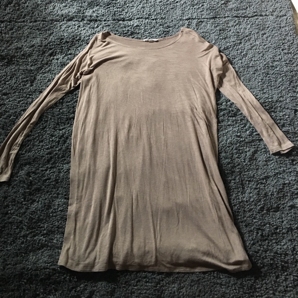 Long sleeve tshirt dress