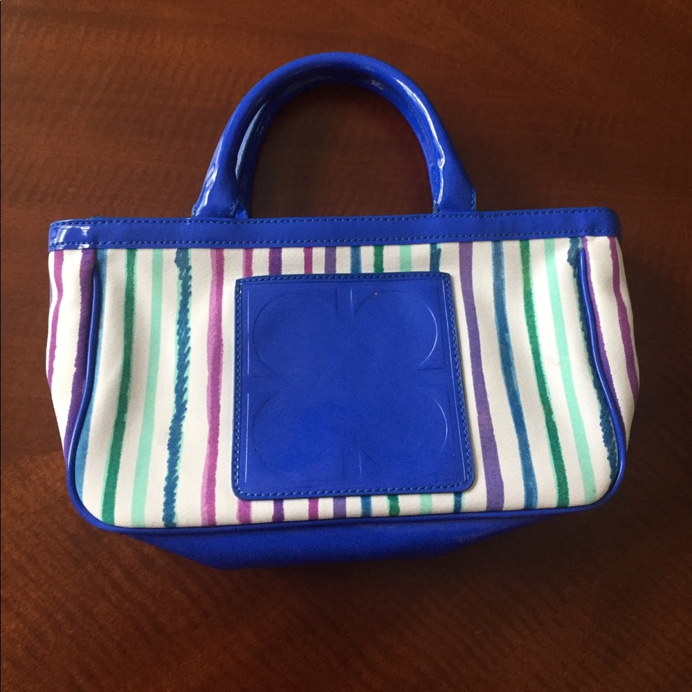 Liz Claiborne Striped Beach / Summer Bag / Purse