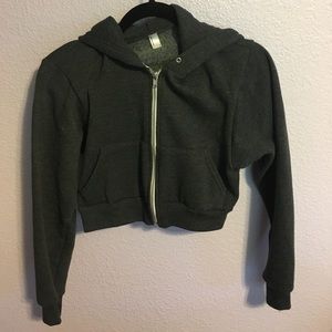 Cropped hoodie