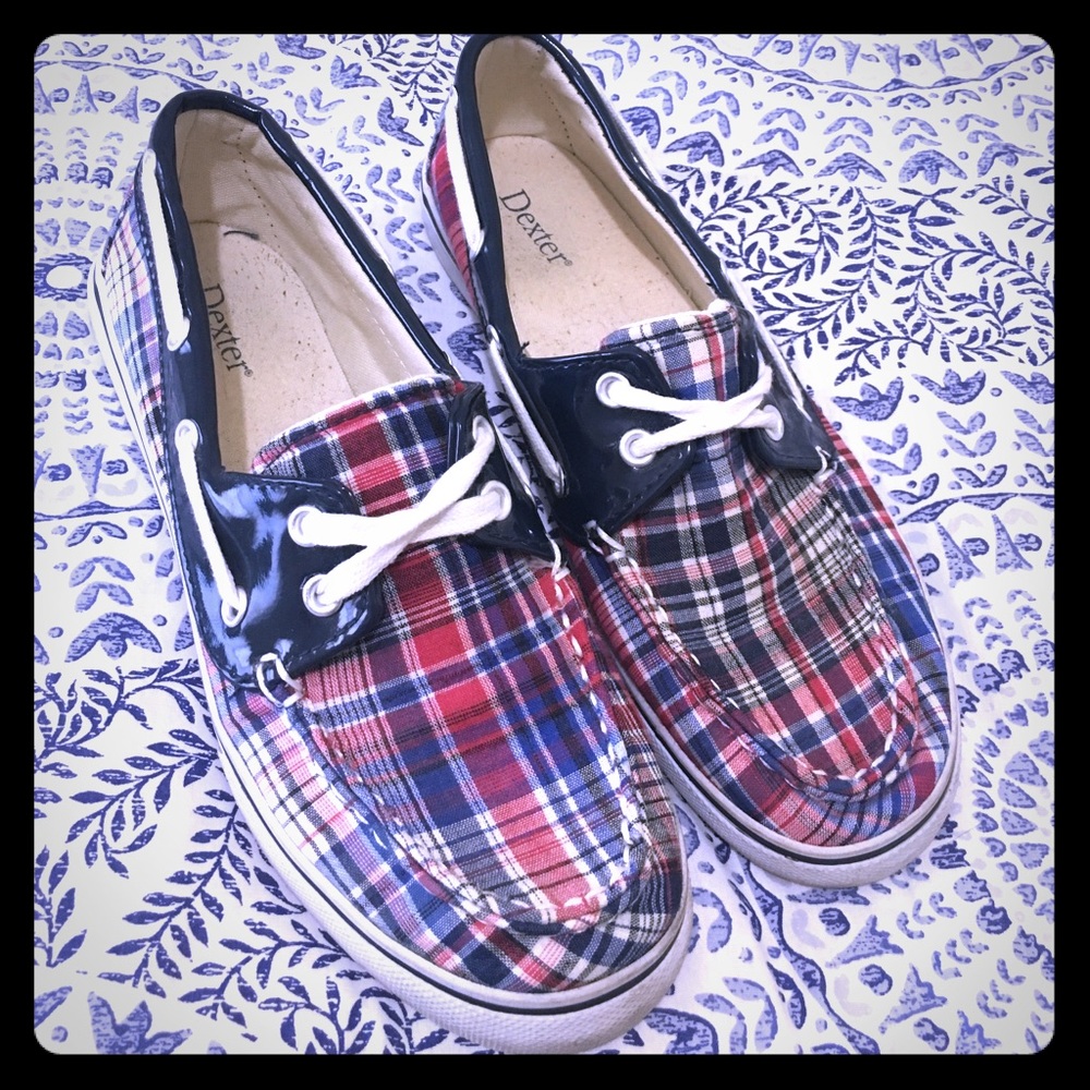 🎉HOST PICK 🎉 womens size 6.5 navy/red boat shoes