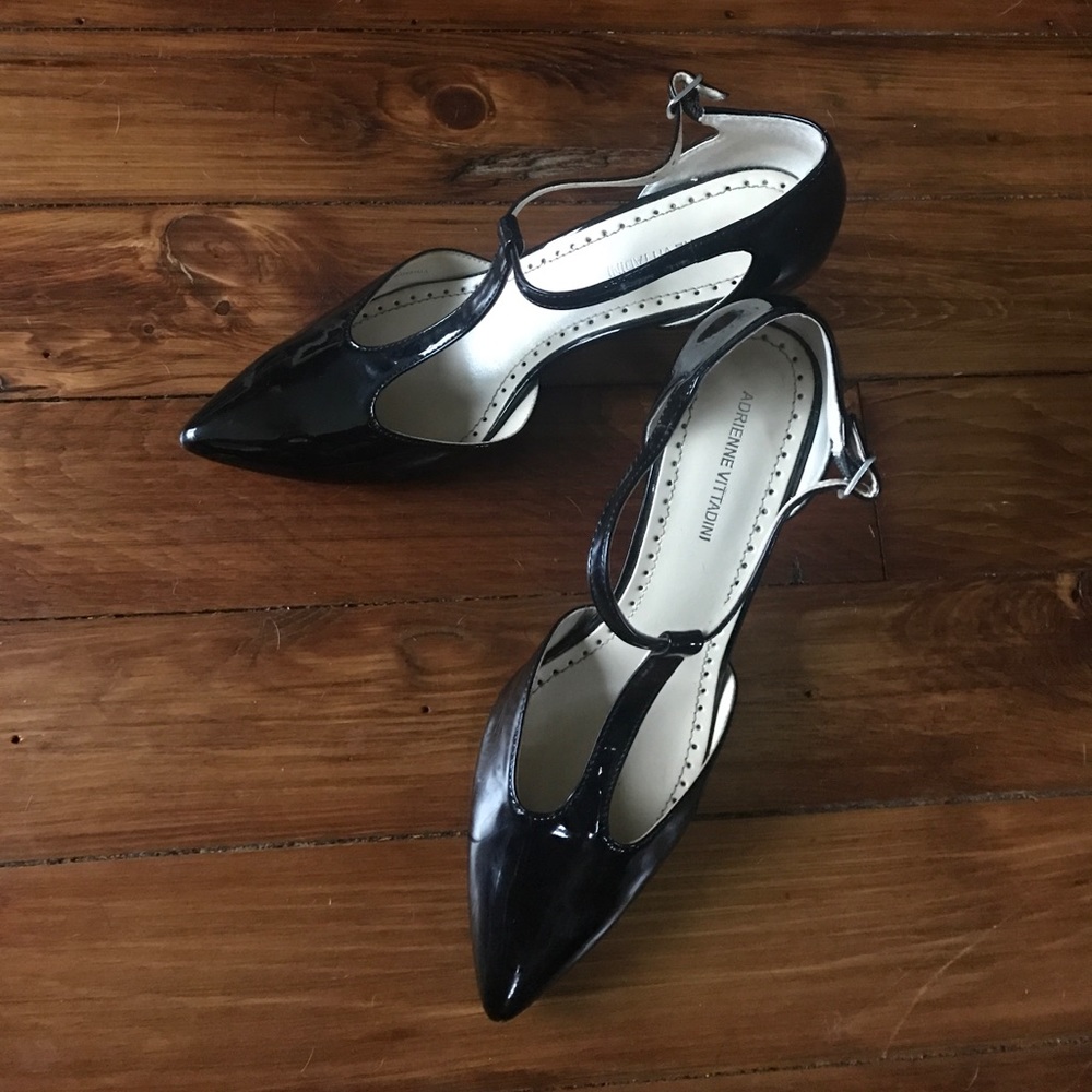 Patent T-Strap Heels