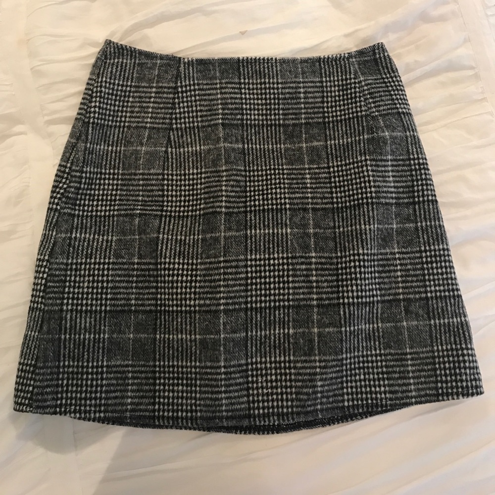 Nasty gal plaid skirt
