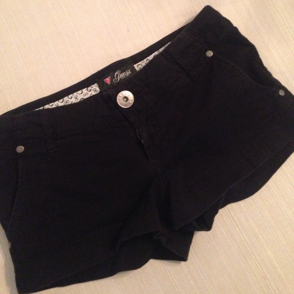 Guess black shorts