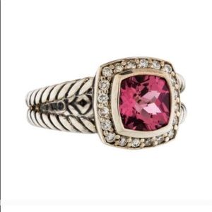 David Yurman Tourmaline Petite Albion Ring Size 5