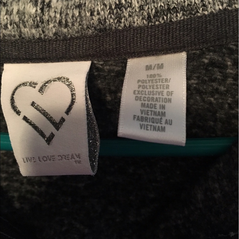 Size medium Aeropostale zip up grey hoodie - Picture 2 of 2