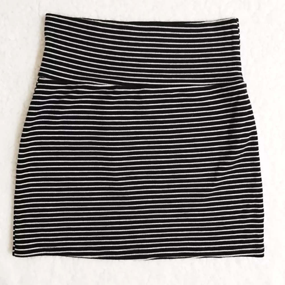 American Apparel striped mini skirt