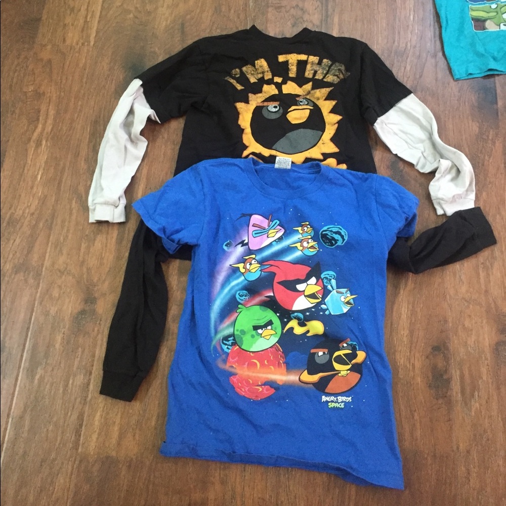 Boys Angry Birds shirts