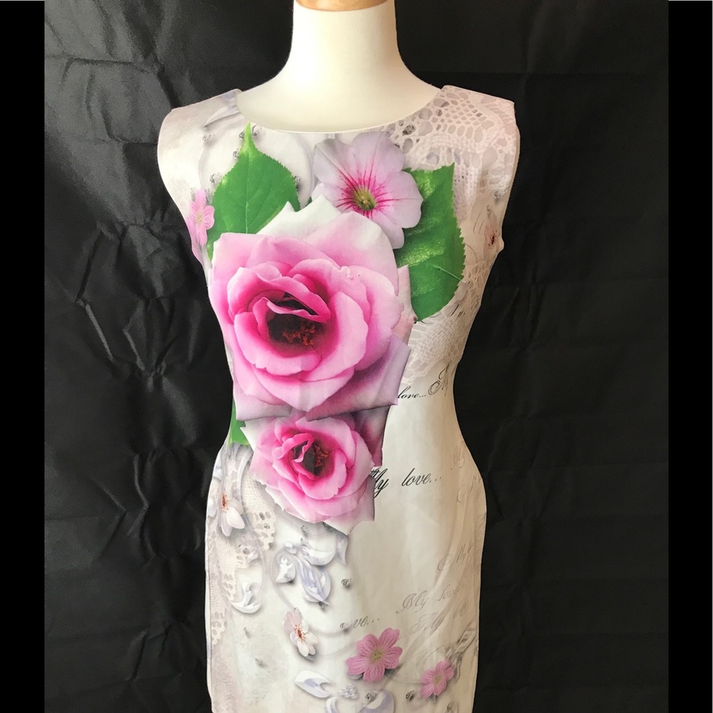 Striking Floral Dress