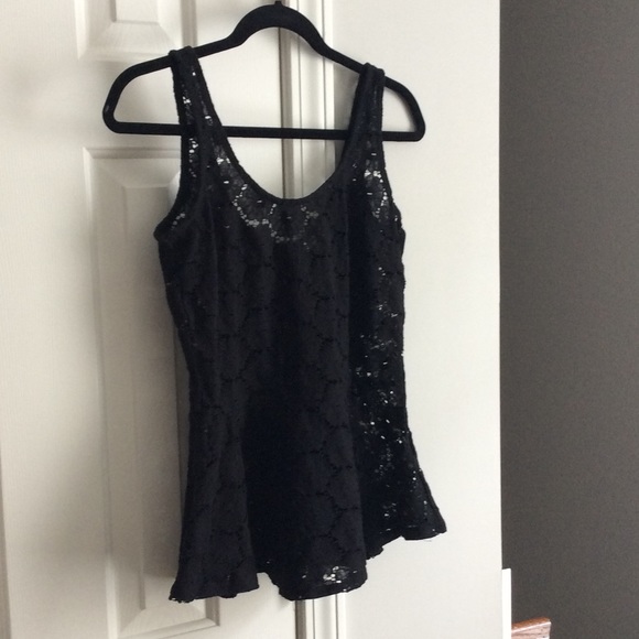 Eyelet peplum top - Picture 1 of 1