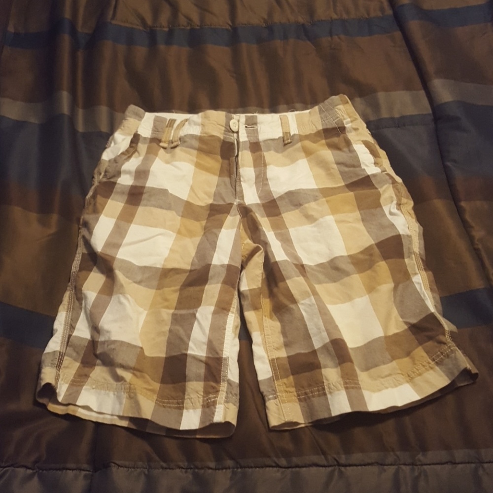 Plaid shorts