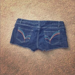Rue21 low rise jean shorts as 13/14