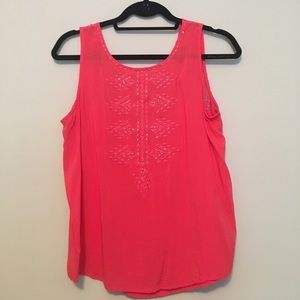 Francesca's pink tank