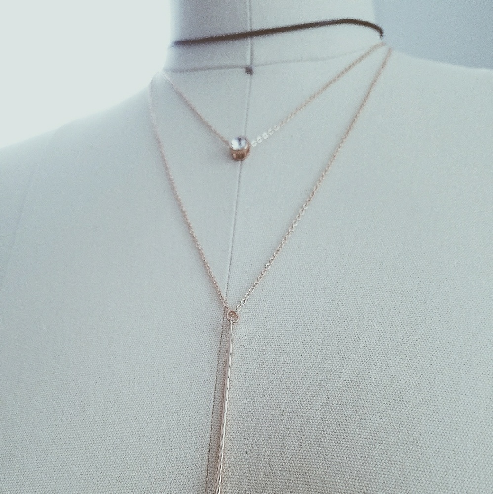 3 in 1 Choker Necklace