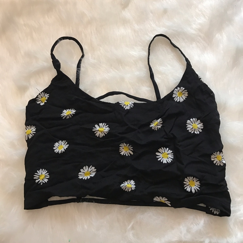 NWOT brandy melville daisy sunflower Mireya top