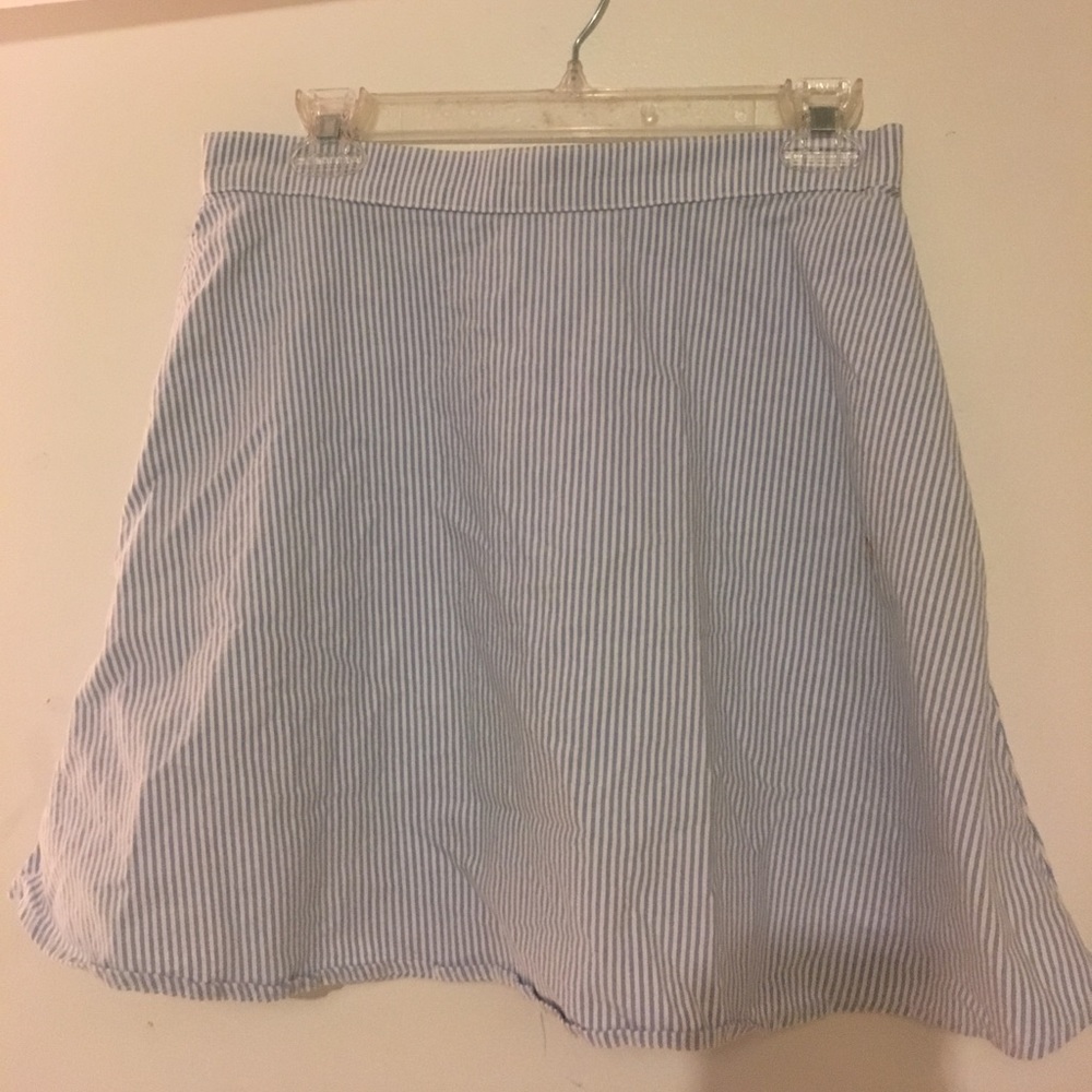 AMERICAN APPAREL striped A-line skirt