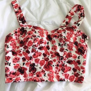 Floral Crop Top