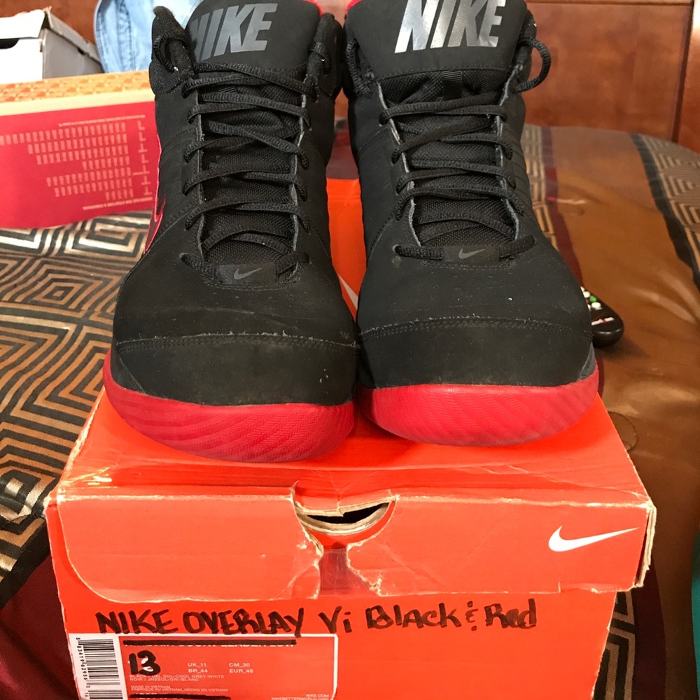 NIKE OVERLAY Vi BLACK/RED