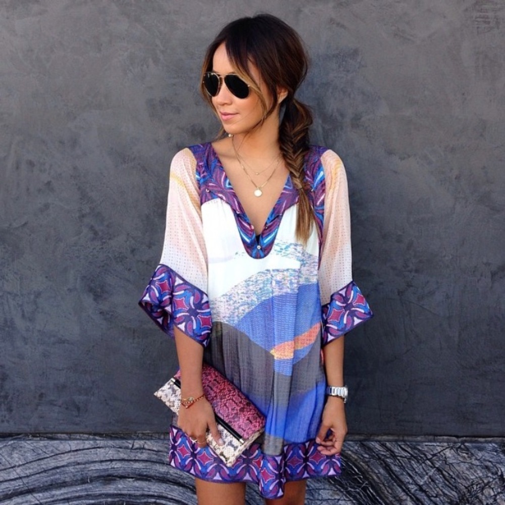 Beautiful beach cover up or breezy dress