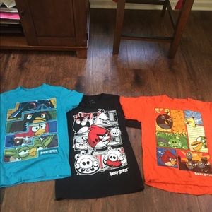 Angry Birds Short Sleeve Shirts