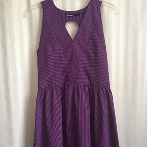 Purple pin stripe dress (in great condition)