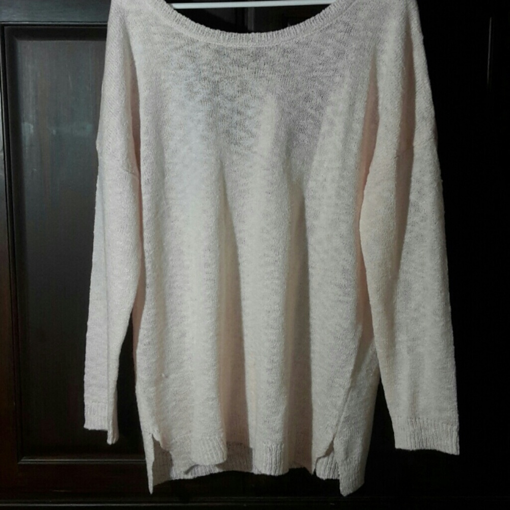 Pastel pink low cut back