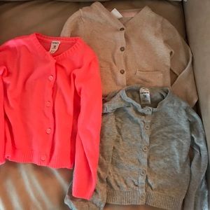 Lot of 3 18 month old Carter's cardigans