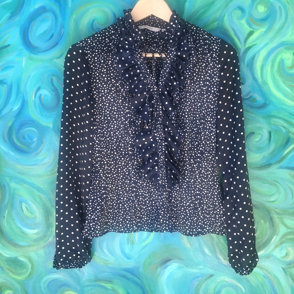 Polka dots blouse