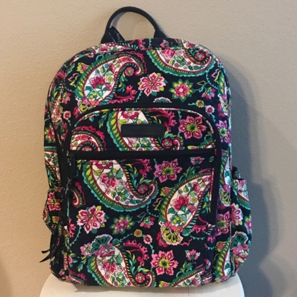 Vera Bradley Petal Paisley Campus Backpack
