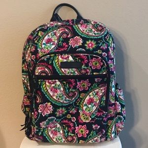 Vera Bradley Petal Paisley Campus Backpack