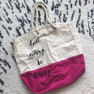 Beach tote bag