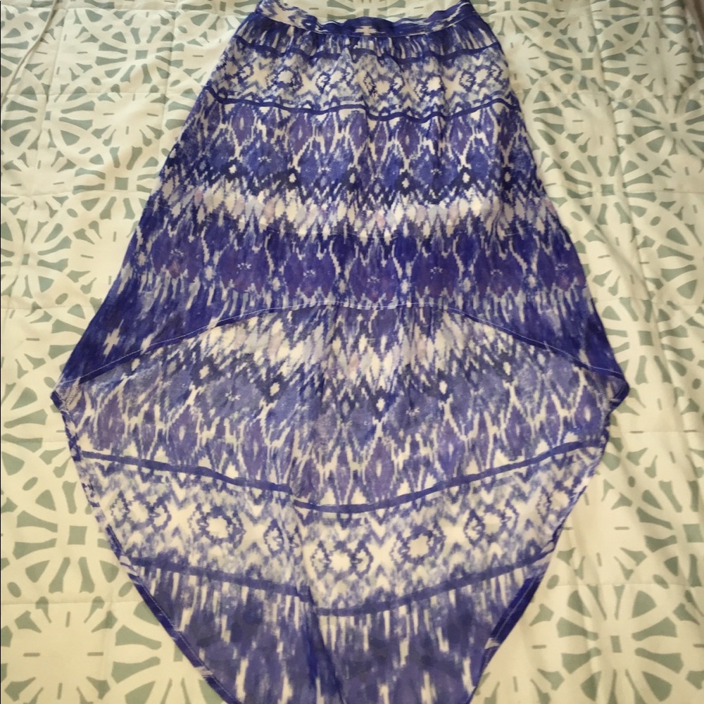 High n low skirt