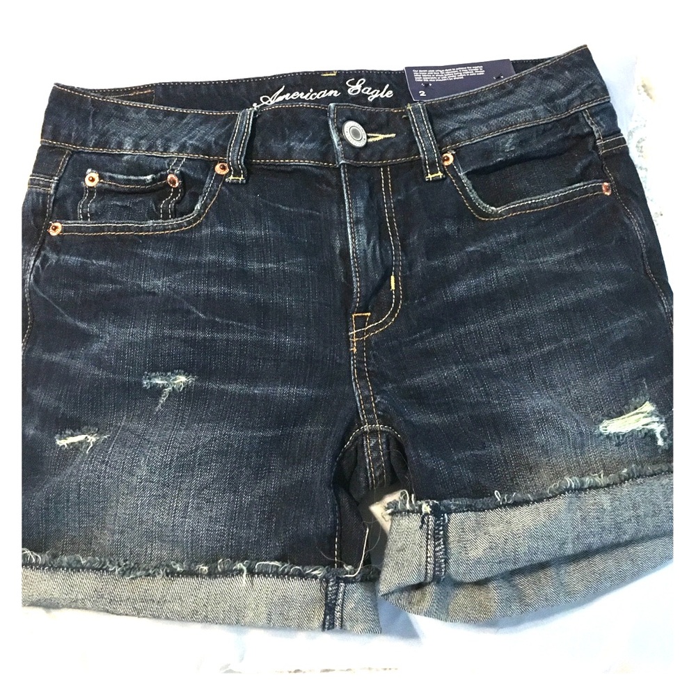 Denim shorts