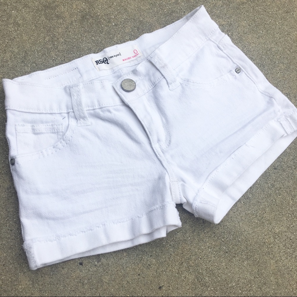 white shorts