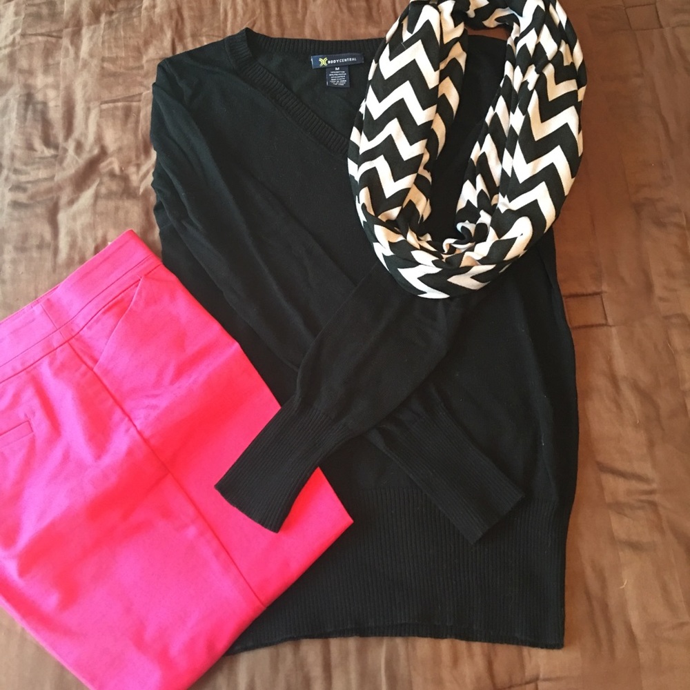 ‼️FREE‼️ Black V Neck Sweater