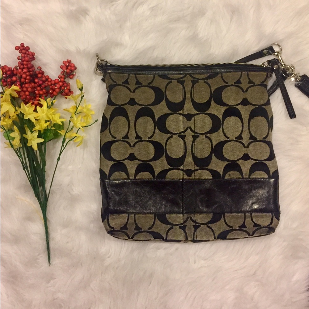 Authentic large coach purse