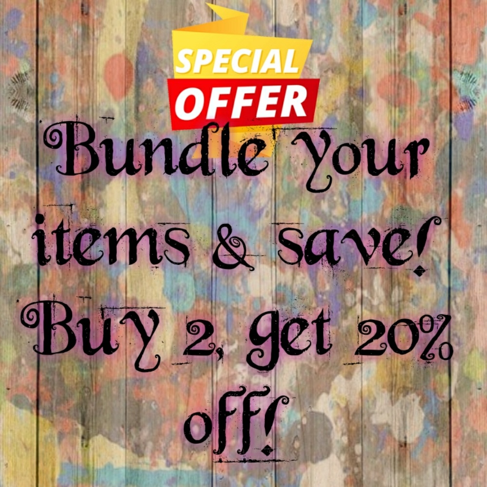Bundle 2 items & receive 20% off your total!