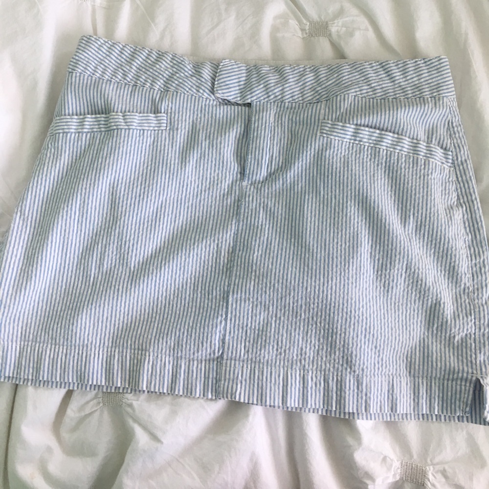 Seersucker skirt