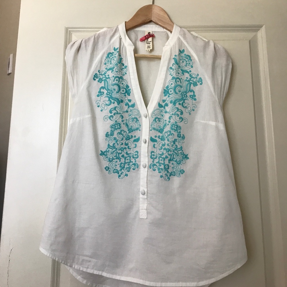 Anthropology Summer Cotton Top