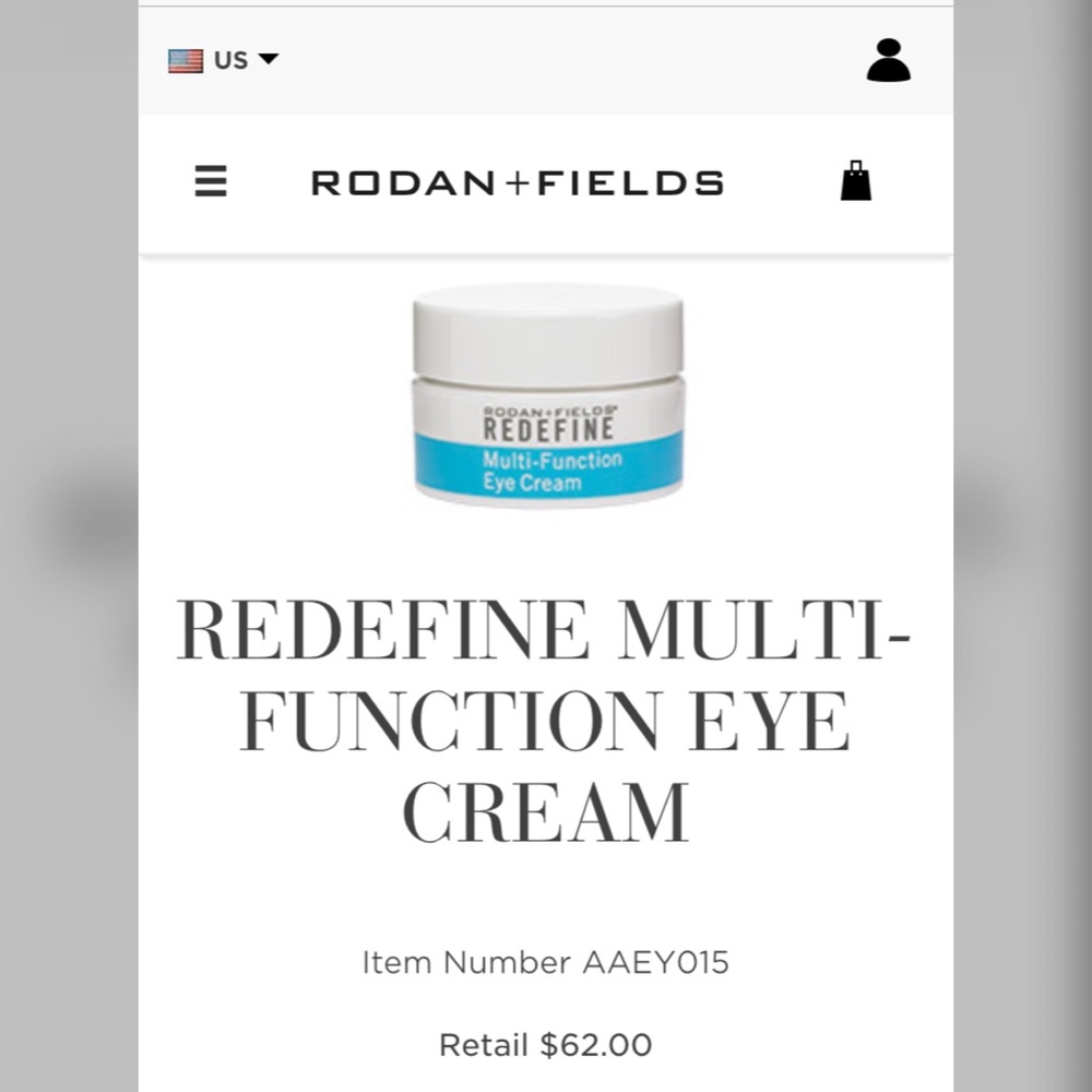 Rodan + Fields multi function eye cream