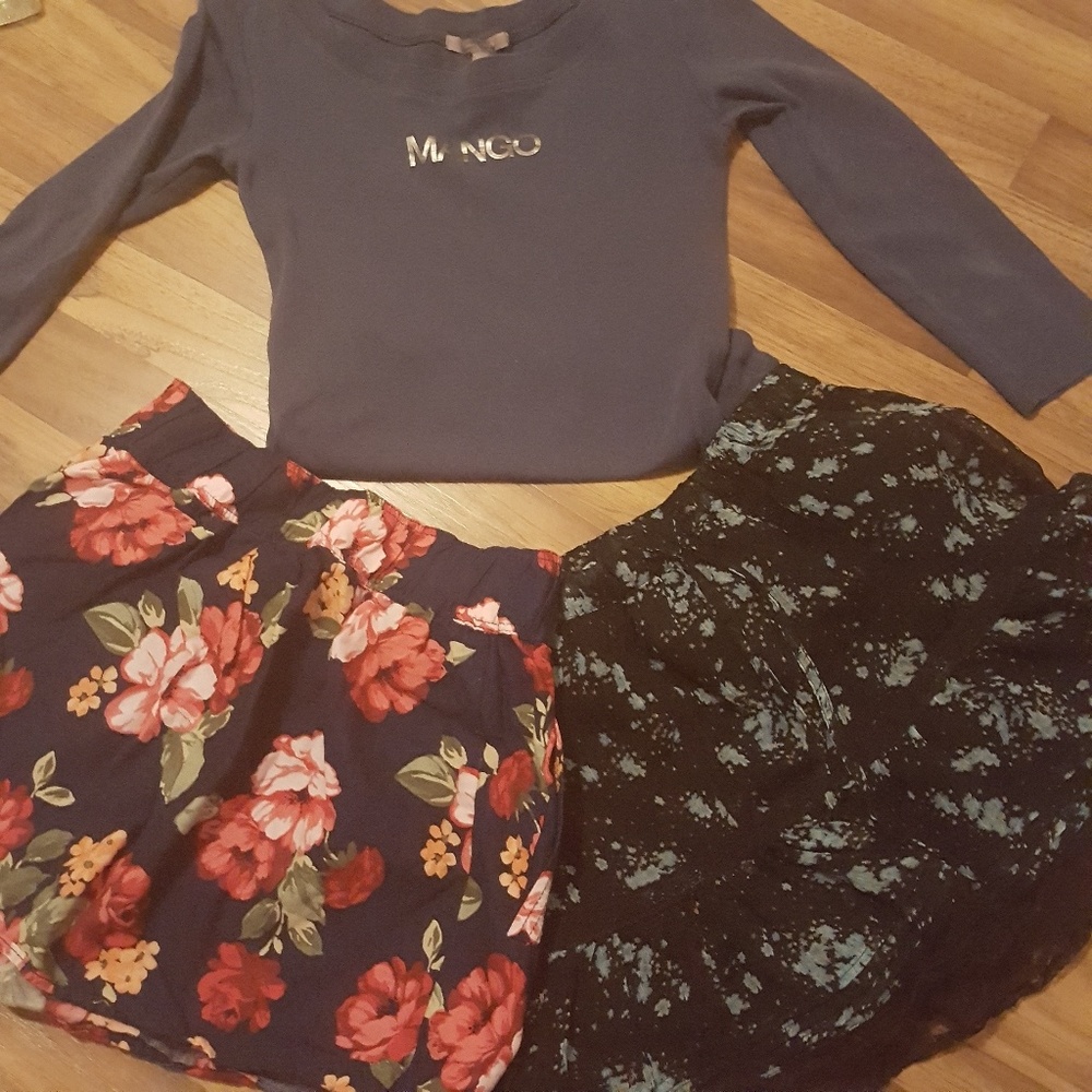 Bundle two cute mini skirts . Great for summer.