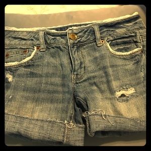 Denim shorts