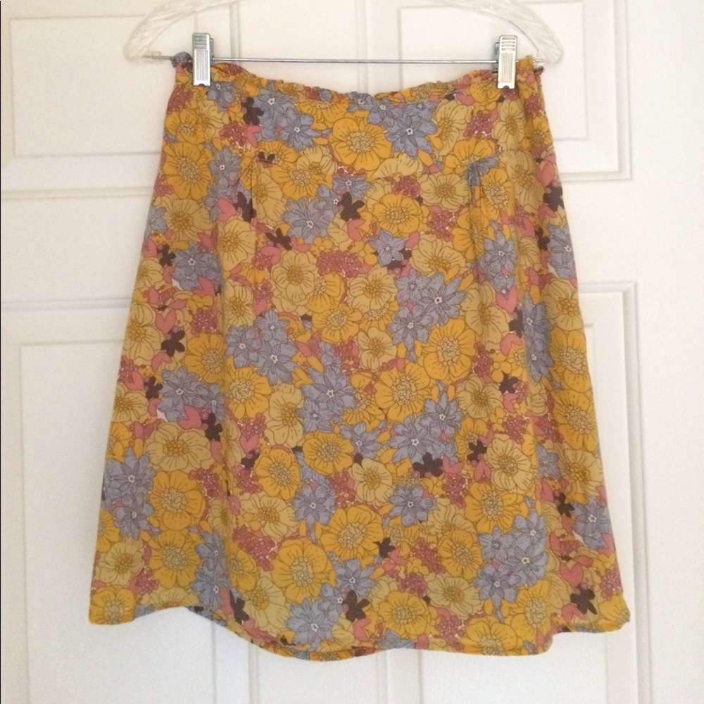 Light floral skirt