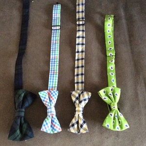 Set of 4 Boys Bow ties