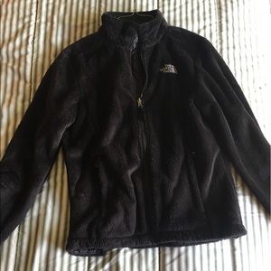 Black Fur North Face Jacket