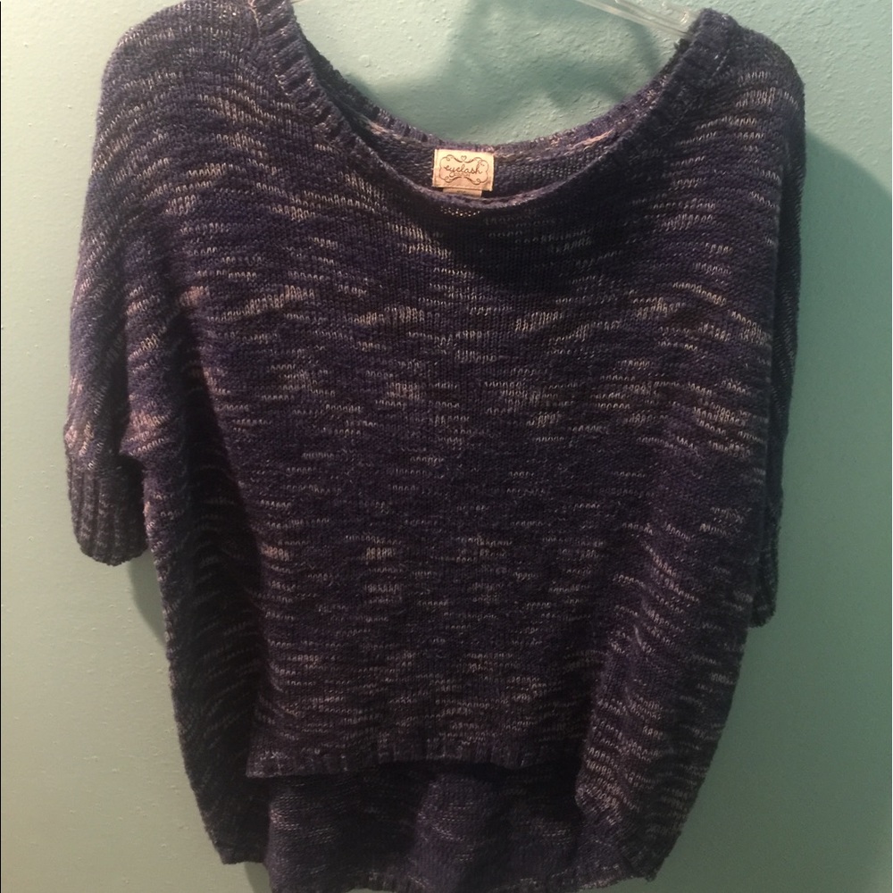 Blue oversized sweater