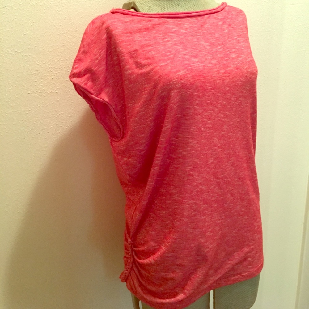 Studio M heathered pink top