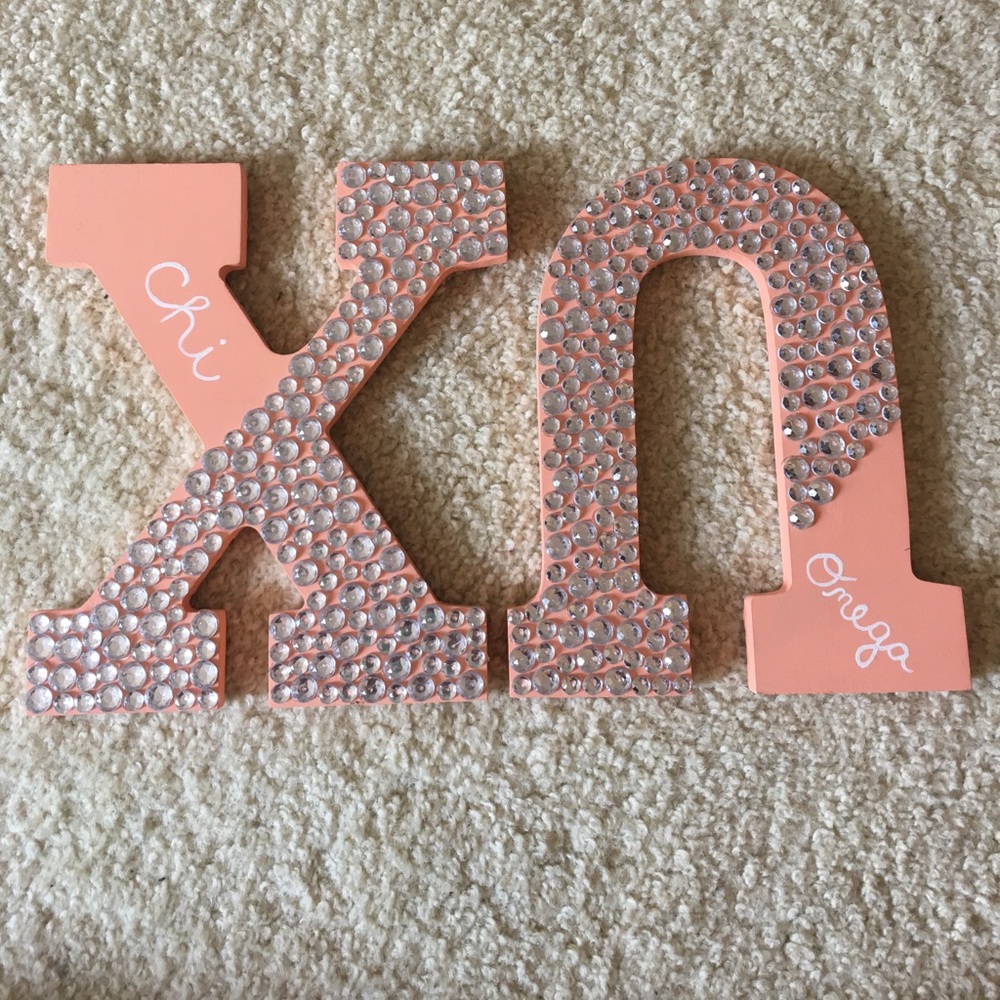 Chi Omega wooden letters!