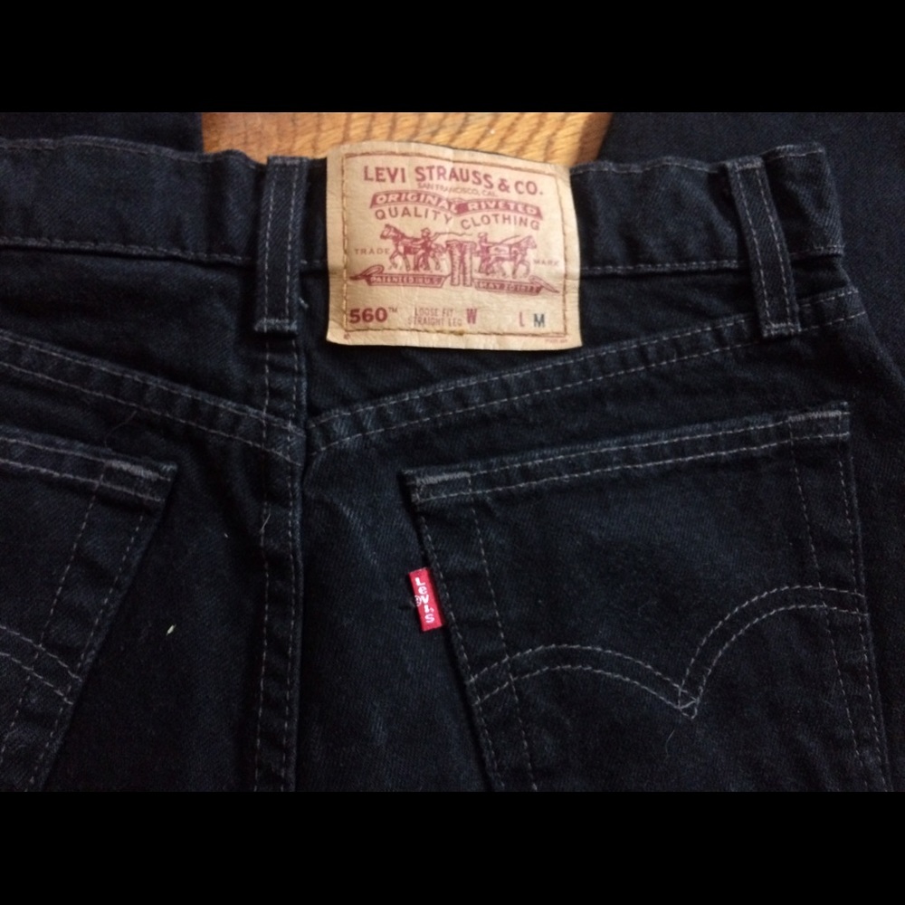 Vintage Black Denim Levi's "Mom Jeans"