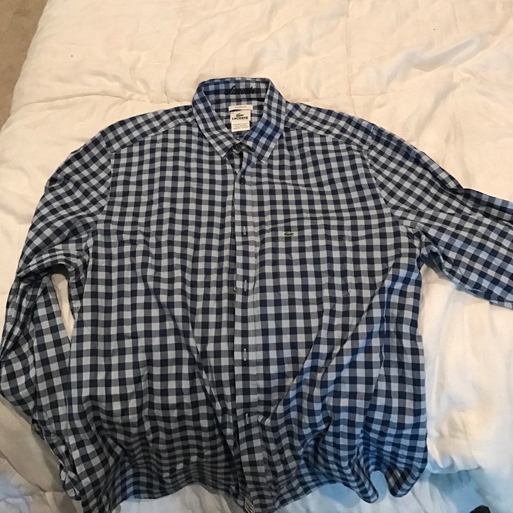 Lacoste Modern Fit Button Down Size 44