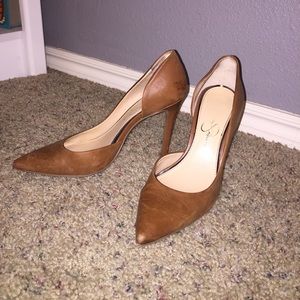 Jessica Simpson brown heels